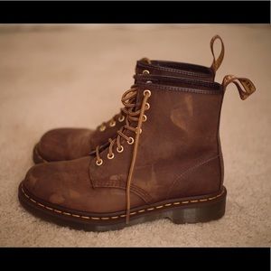 Dr. Martens Crazy Horse Boots, 8-Eye